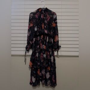 Floral Tiered Women's Dress